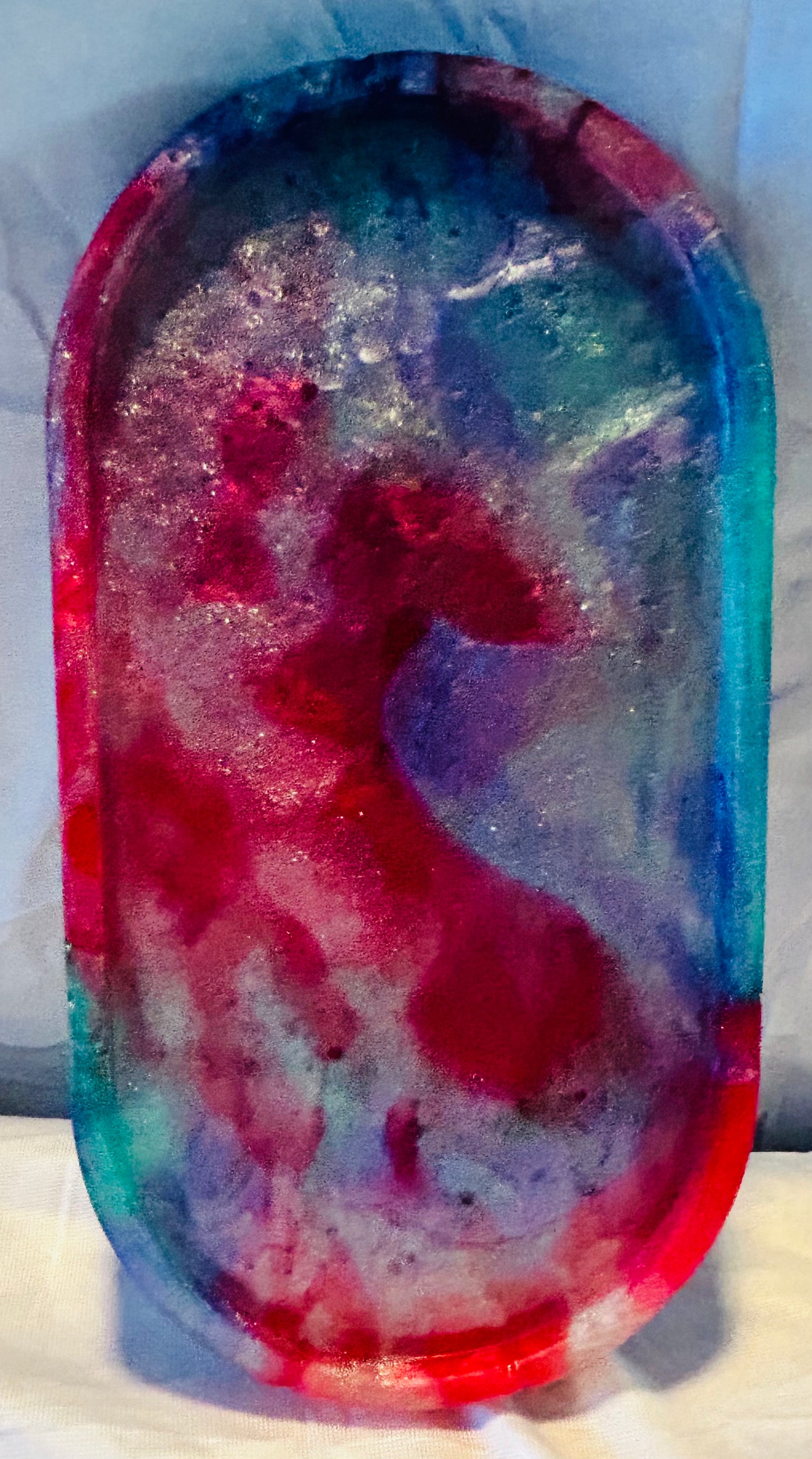 7.5” Decorative Oval Tray