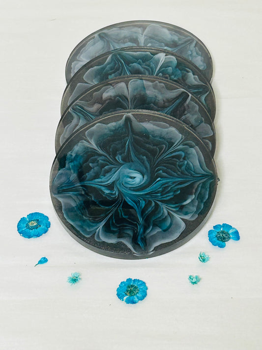 3D Bloom Set of 4 Coasters