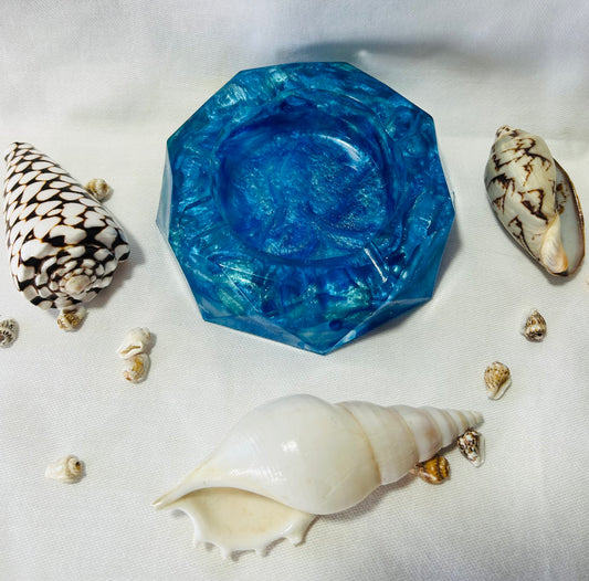 Blue & Teal Ashtray